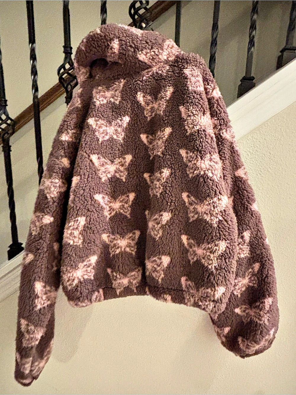 Arizona Jean Co. Faux Fur Butterfly Jacket XS NWT